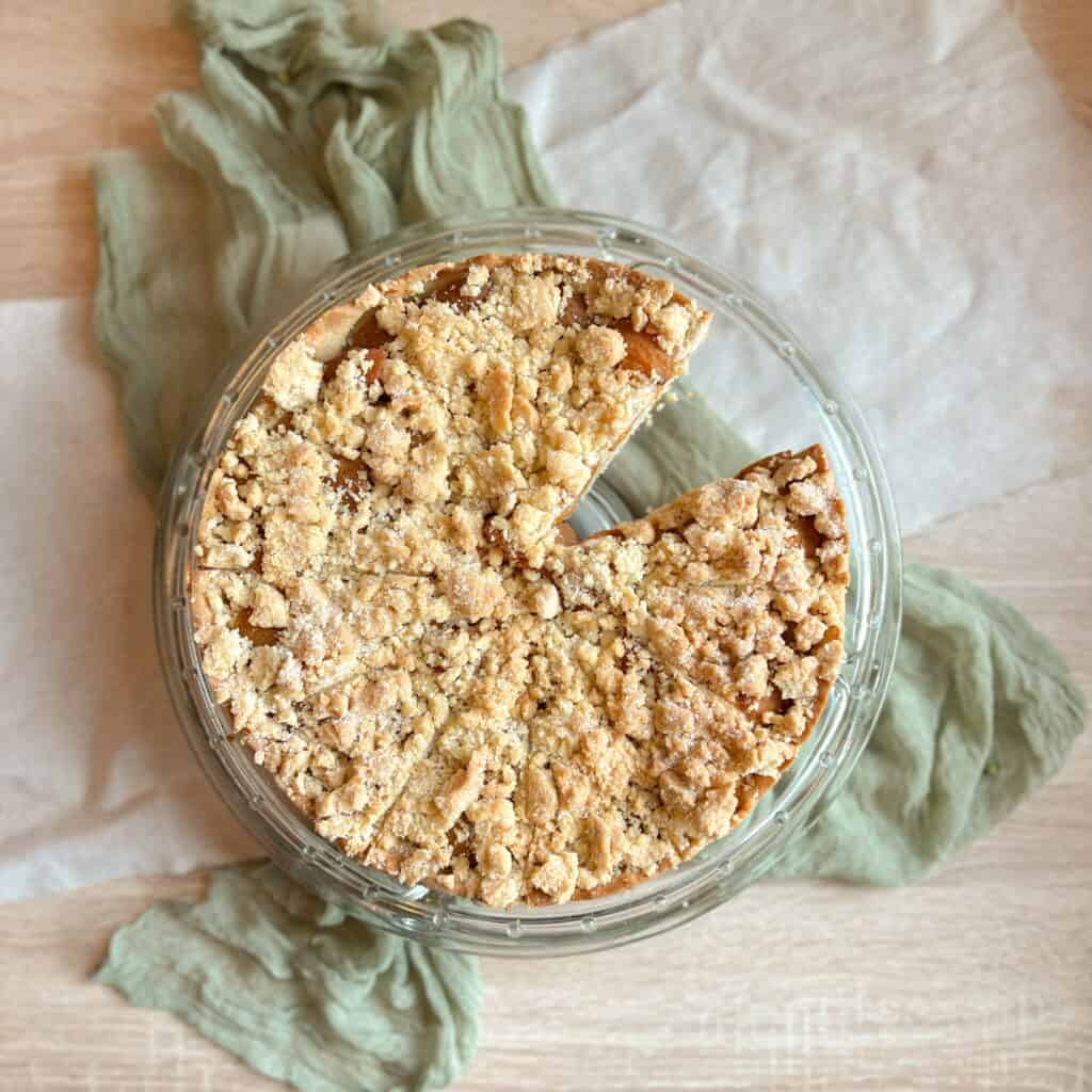 Leckerer Apfelkuchen.