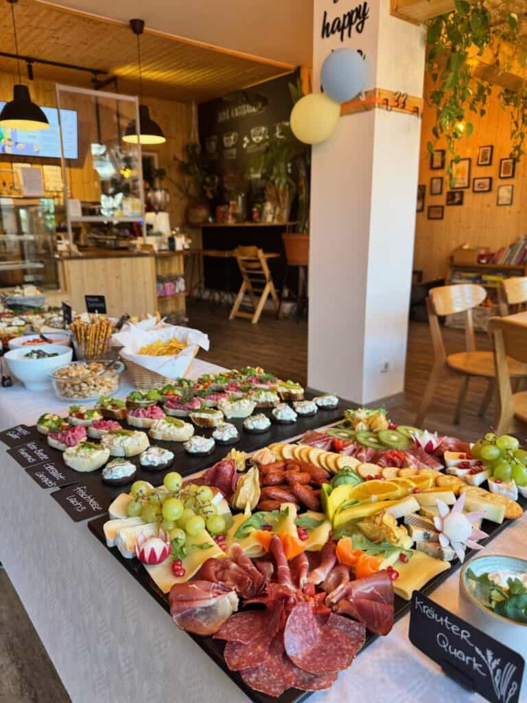 Buffet für besondere Feierlichkeiten.
